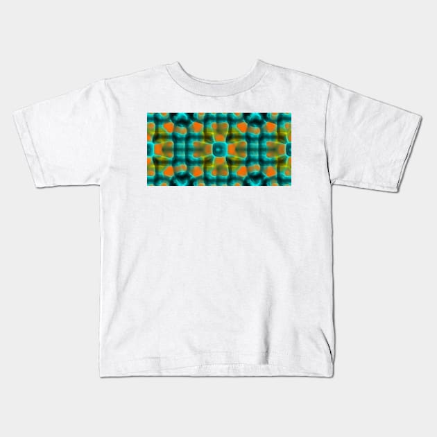 FAAFO ART Seamless Artistic Horizontal Patterns 000025 Kids T-Shirt by FAAFO